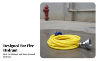 Cast Steel Construction Fire Hydrant Wrench Thickened Design Fire Hydrant Spanner Heavy Duty Hose Coupling Spanner Professional-Grade for Firefighters, Emergency Responders, Professionals, Firefighting, Outdoor, Industrial Sites