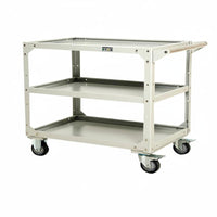 High Load Capacity Heavy Duty Tool Cart Versatile Multi-Layer Rolling Trolley All-Steel Construction Workshop Service Cart Locking Caster Wheels for Factory Workers, Warehouse Personnel, Mechanics, Repair Shop, Garage