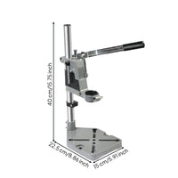 Benchtop Drill Stand Multi-Functional Electric Drill Holder Stable Foundation Power Tool Accessory for DIY Enthusiasts, Hobbyists, Workshop, Garage