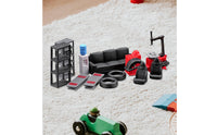 12 Pieces 1:64 Repair Tools Set Resin 1:64 Garage Tool Set Pre Painted Mini Auto Repair Kit for Desktop, Dollhouse