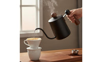Steep-over Coffee Pot Stovetop Safe Steep-over Coffee Kettle Gooseneck Kettle Nonstick Coating Coated Kitchenware for Baristas