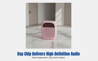 Bluetooth Mini Voice Amplifier, Portable, High Power, Teacher, Recording, Multi-Function