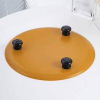 Metal Tray with Feet Low-Profile Decorative Metal Tray for Countertop