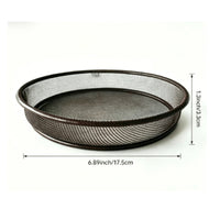 Wire Mesh Bird Feeder Tray Fine Grid Round Bird Feeder Tray Flat Base