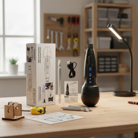 Cordless Screwdriver Set Forward and Backward USB-Charged Power Screwdriver for Electricians, Furniture Assembly