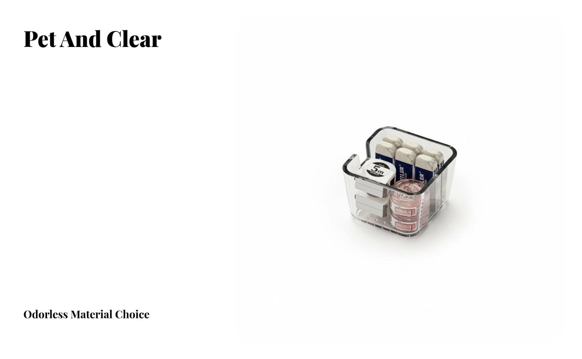 Transparent Design Individual Drawer Compartment adaptable Partitioned Container Space-Saving Storage Tray Minimalist and design for Office Workers, Makeup lovers, Drawers, Bedroom, Bathroom, Kitchen