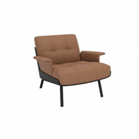 Italian Inspired Design arc-shapedrear Armchair Signature design Accent Chair Upholstered Indoor Furniture Ergonomic Comfort for Hotel Managers, Interior Designers, Business Owners