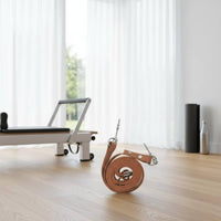 Compatible with Reformers Reformer Double Loop Strap Long-Lasting Pilates Double Loop Strap Metal Hook Fitness Equipment Comfortable for Home Gym