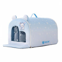 Cooling Pet House Spacious Design Enclosed Pet Cooling Bed Easy to Clean for Cats, Indoor