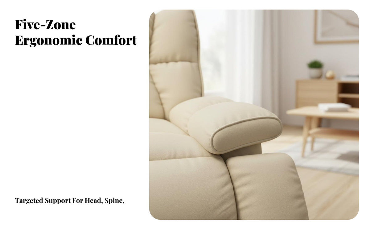 Fully Reclinable Reclining Armchair Rocking Function Swivel Recliner Adjustable Recline Lounge Chair Full Body Support for Adults, Homeowners, Seniors, Living Room, Bedroom, Study, Office