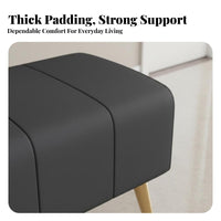 Light Luxury aesthetic Narrow Shoe-Changing Stool Space-Saving Entryway Seating Modern Design Upholstered Bench paddinged Seat for Apartment Dwellers, Homeowners, Families, Hallway, Mudroom, Living Room, Bedroom