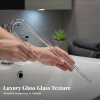 Aquarium Inflow Pipe Gentle Water Current Aquarium Outflow Pipe Crystal Clear Surface Skimmer Inflow for Aquascapers
