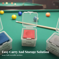 Pool Cue Chalk Increases Friction Cue Tip Chalk S Miscues for Billiards Enthusiasts, Amateurs