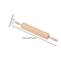 Wooden Rolling Pin Premium Pastry Roller Solid for Kitchen