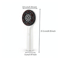 USB Rechargeable Liquid Liquid-Dispensing Scalp Brush 72 Bristles Red Light Scalp Massager