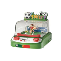Transparent Dome Tabletop Football Game Machine Digital Score Display Plastic Football Arcade Game Push Button Controls Plaything Light and Sound Effects