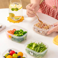 Stackable Design Rice Portioning Box Leakproof Seal Freezer Safe Meal Box Date Indicator Lid Kitchen Storage for Dieters, Office