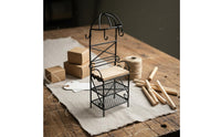 Mini Kitchen Shelf Handmade Mini Iron Shelf Delicate Features for Fairy Garden