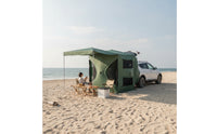 600D Thickened Car Tail Extension Tent Multi-Panel SUV Camping Tent Rain Cover Quick-Setup Screen Shelter Carrying Bag for Overnight Use, Outdoor Travel