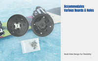 Snowboard Binding Disc Plate, Multi-Size, Compatible with D10/D9/D8/D7, Random Model