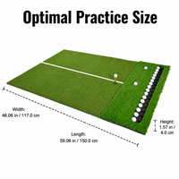 golf hitting mat