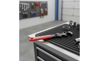 Photovoltaic Panel Connector Tool Labor-Saving Multi-Function Spanner Non-Slip Grip Vermilion Handle Metal Wrench for Technicians