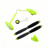 Hobby Plane Propeller Landing Gear Set Easy to Replace   Hobby Plane Spare Parts Set RC Biplane Replacement Parts for Repair