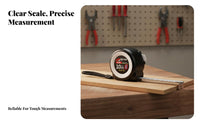 Automatic-Locking Tape Measure Drop-Resistant Automatic-Locking Measuring Tape Hand Tool Long-Lasting Blade Easy to Read