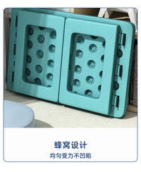 床上小桌子可折叠桌宿舍笔记本电脑桌家用书桌懒人学习桌学生写字 升级款 马尔斯绿
