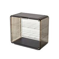 Figure Display Case Dustproof Acrylic Display Case Acrylic Storage Box Clear Showcase Layered for Collectors, Desk, Shelf