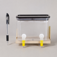 pet feeder and waterer set