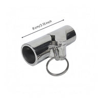 316 Stainless Steel Bimini Swivel Joint Pull-Pin Tube-Clamp Swivel Joint Hinged Boat Pipe Connector Polished for Outdoor Frames