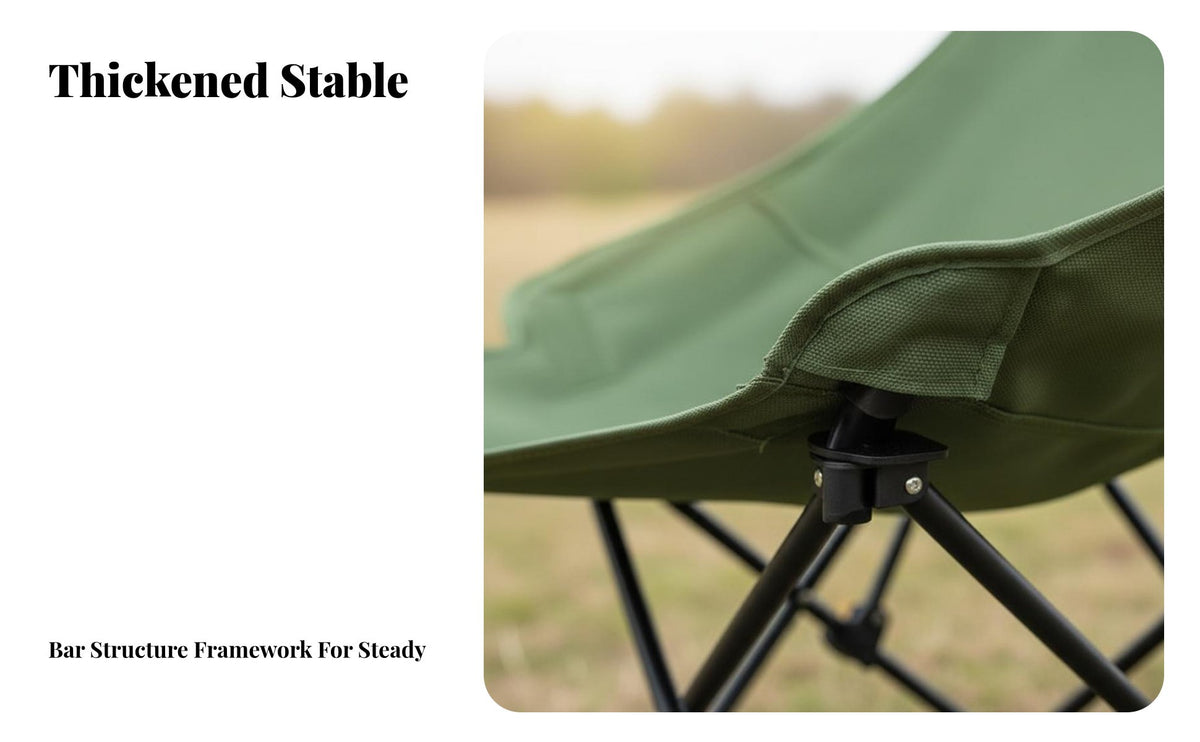Folding Recliner with Footrest Foldable Design Reclining Lounger with Footrest Adjustable Recline Portable Chair for Beachfor mobilityers, Camping, Beach, Patio