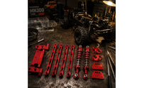 Aluminum Rear Shock Absorption System Kit CNC-Machined Rear Shock Absorption System Upgrade Kit Polished Metal RC Car Part