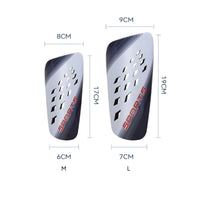 Breathable Soccer Shin Guards Lightweight Football Shin Protectors Anti-Slip Fit Hollow Leg Guard EVA Cushioning for Adults, Kids