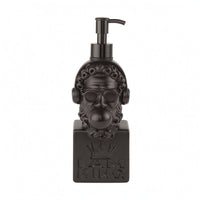 Raised Design Hip-Hop King Dispenser Square Base Sculptural Pump Dispenser Embossed Decorative Item