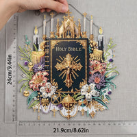 Easter Diamond Painting Kit DIY Materials Acrylic Religious Ornament Christian Desktop Decor Holiday Craft Kit