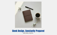 Original 18-Color PU Leather Loose-Leaf Notebook Cover, Mini Pocket Notebook, Strap Closure, Refillable, Portable