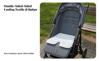 Four Season Use Hard Board Stroller Cushion Breathable Baby Stroller Liner Washable for Infants, Toddlers, Hot Weather, Travel, Outdoor