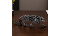 Figurine Crackle Statue Prowling Figurine for Home Stylists, Art Collectors, Office, Living Room, Car Dashboard