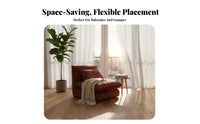 Nordic aesthetic FlowerShaped Recliner Foldable Adjustable Floor Lounger Plush Cushioning Lounge Chair Thickly Padded for Students, Meditators, Balcony, Living Room, perusing alcove, Apartment