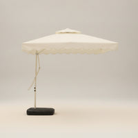 Cantilever Offset Patio Umbrella Square Cantilever Patio Umbrella Layered Vented Top for Poolside, Garden