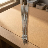 Full-Route N Scale Turnout Mounting Base 1:160 Track Switch Realistic Appearance 1:160 Railway Switch High Conductivity
