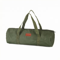 Zippered Oxford Cloth Stuff Sack Label Tag Carry Handle Gear Bag