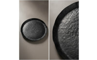 Oval Serving Tray Antique-Style Aluminum Tray for Decorators, Tabletop