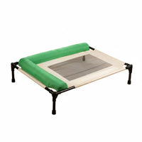 Washable Elevated Dog Cot Breathable Elevated Dog Bed Detachable Pet Sling Bed Year-Round for Small Dogs, Cats, Indoor, Summer