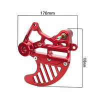 Rear Brake Disc Guard Aluminum Alloy Brake Guard with Bracket Motorcycle Disc Protector for Unpaved Terrain