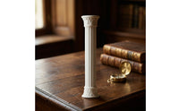 Matte White Roman Column Decorative Classical Column Classic Roman Pillar Architectural for Photographers, Desktop Styling, Photography Studio