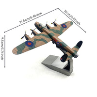1/144 Scale Aircraft 1:144 Scale Historic Warplane Model Metal Model for Aviation Enthusiasts