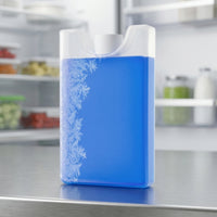 6 Pieces Refillable Ice Crystal Box Translucent Cooling Insert Sturdy Container Versatile for Summer